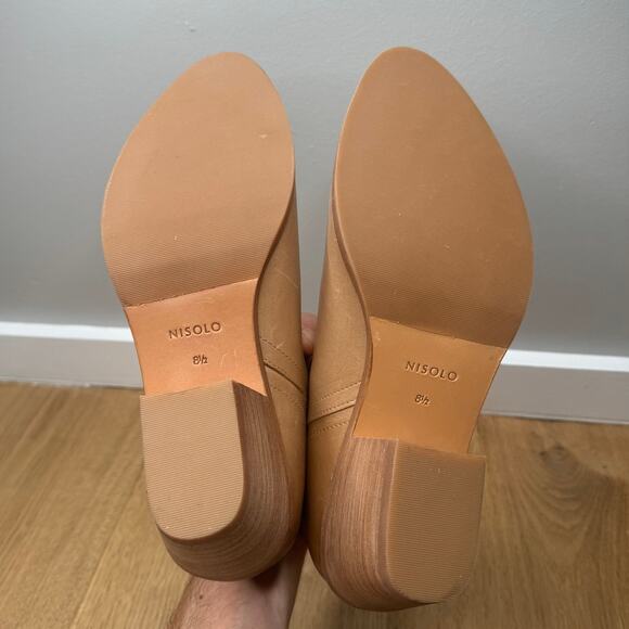 NEW Nisolo Classic Ankle Bootie Almond Brown Tan Leather Heeled Boho Everyday - Picture 11 of 11